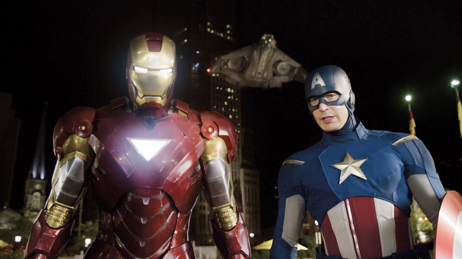 Iron Man y el Capitán América