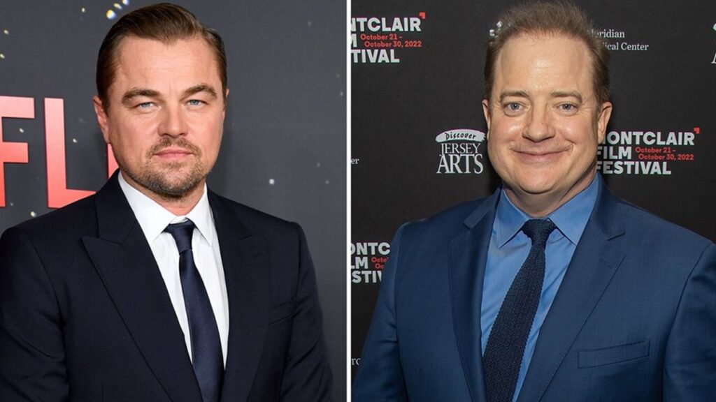 Brendan Fraser y Leonardo DiCaprio